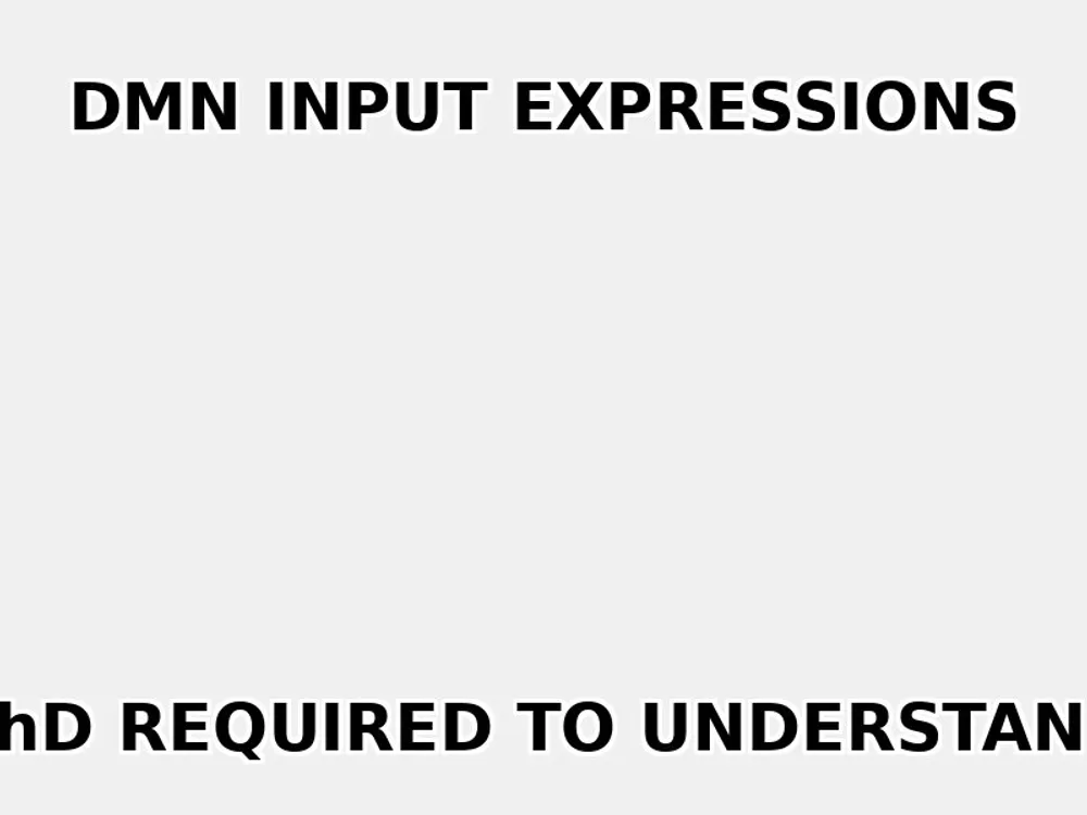 DMN Input Expression Complexity